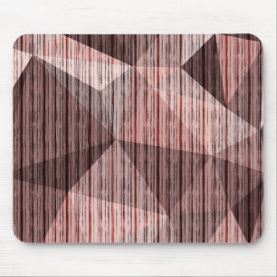 Mousepad bege, poligonal texturizado castanho