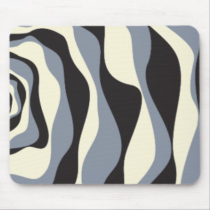 Mousepad Bei e Fluxo 4 em Preto, Cinza e Creme