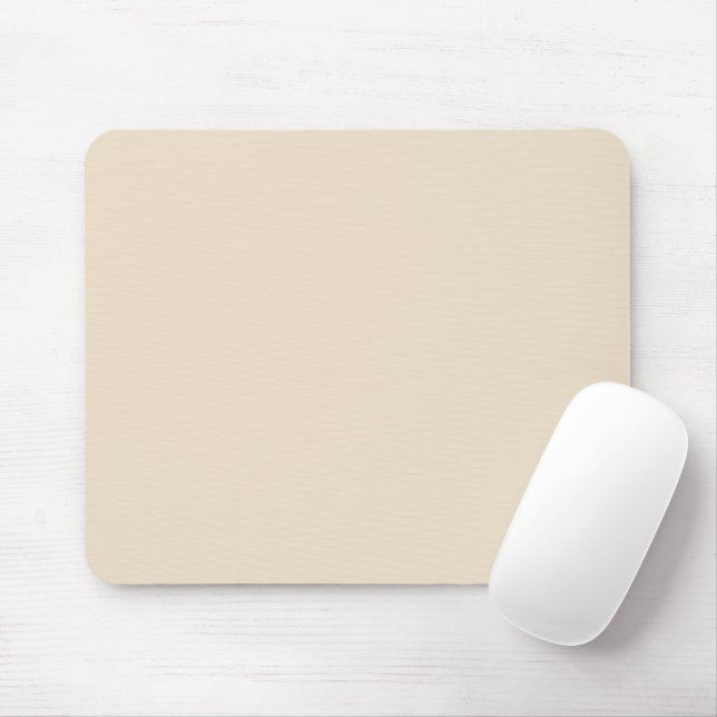 Mousepad Beige de champanhe de cor sólida (Com mouse)