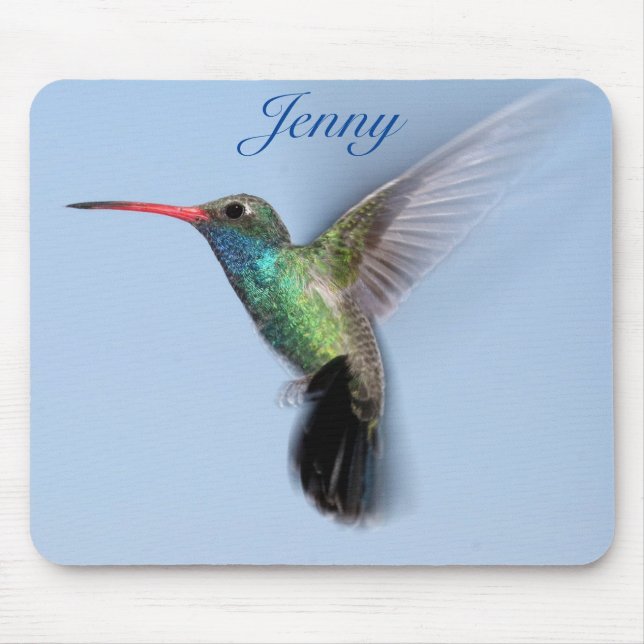 Mousepad Beija-flor Personalizado  (Frente)