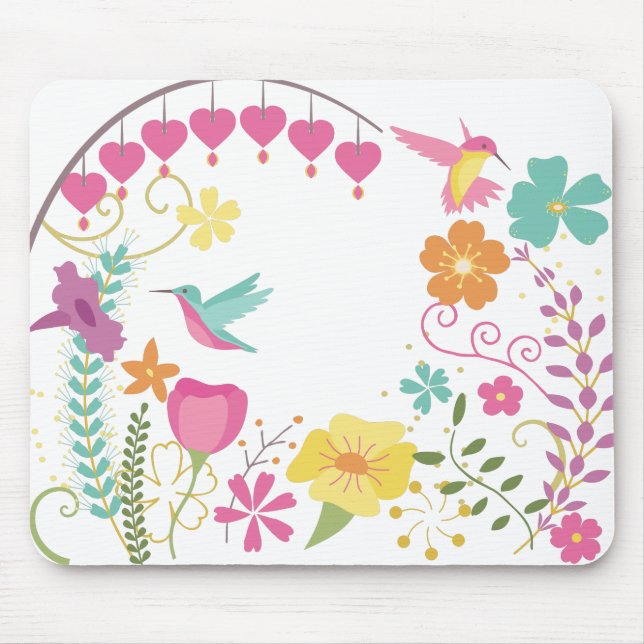 Mousepad beija-flores (Frente)