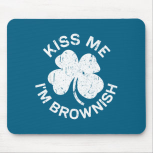 Mousepad Beije Me Camisa Marrom Claro Homens Mulheres Crian
