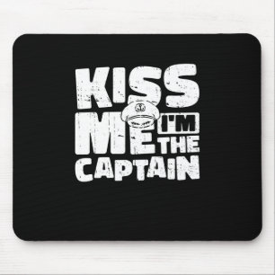 Mousepad Beije Me Eu Sou O Capitão Navegando - Marinheiro S