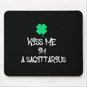 Mousepad Beije Me Eu Sou Sagitário Dia De São Patrício Trev