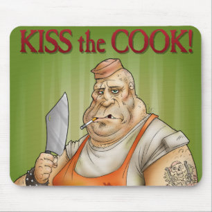 Mousepad Beije o cozinheiro