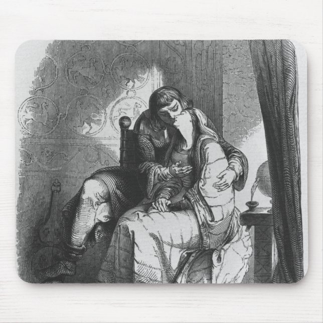 Mousepad Beijo de Heloise e de Abelard (Frente)