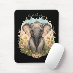 Mousepad Beijo-Elefante Cachorro Febre