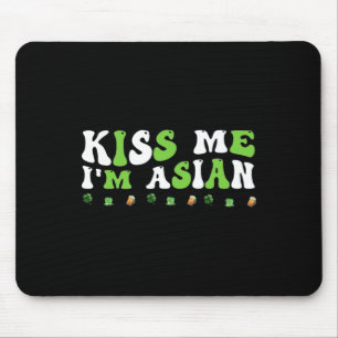 Mousepad Beijo Legal Eu Sou Asiático Roupas do Dia de São P