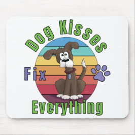 Mousepad Beijos de Cachorro Corrigem Tudo