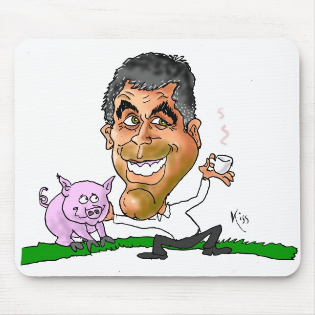 Mousepad Beijos de EUA GEORGE (Frente)