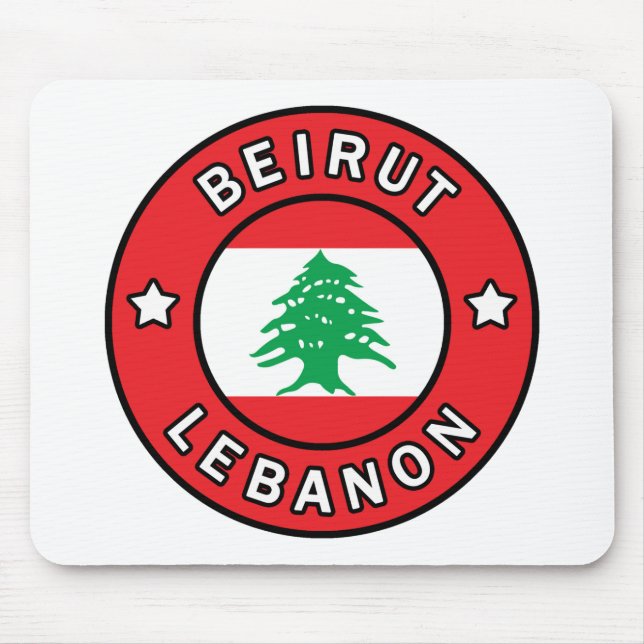 Mousepad Beirute Líbano (Frente)