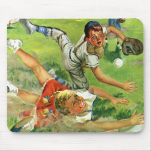 Mousepad Beisebol Esportivo Vintage, Equipes Infantis Jogan