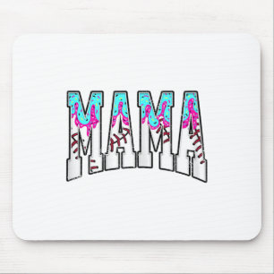 Mousepad Beisebol Mama Coquette Arco Jogo Dia de Baseball M