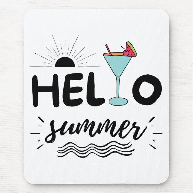 Mousepad Bela Alô Summer Beach (Frente)