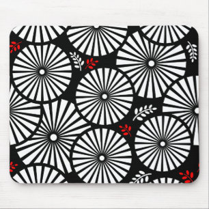 Mousepad Bela boca branca e preta