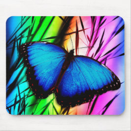 Mousepad Bela Borboleta Azul Morpho