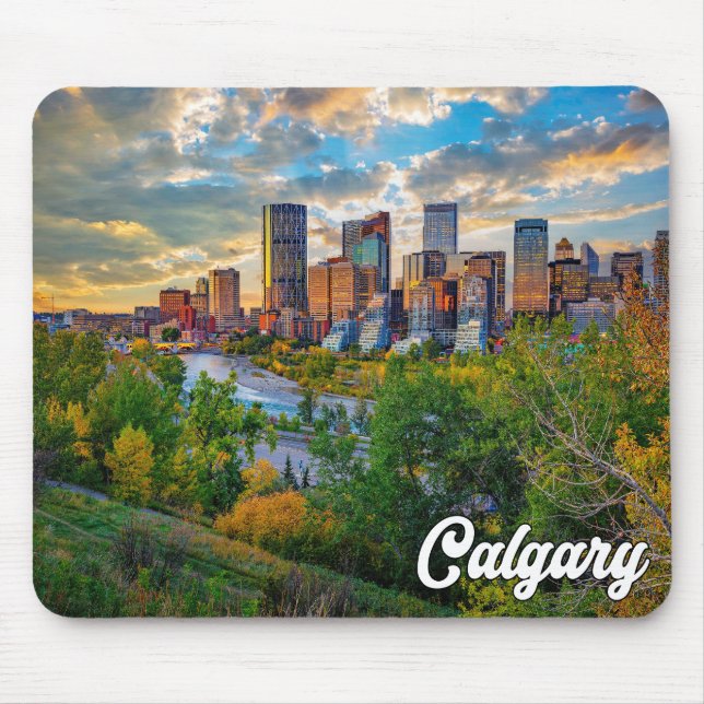Mousepad Bela Calgary, Alberta, Canadá (Frente)