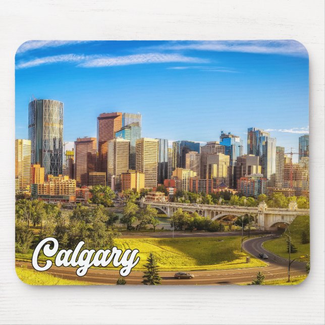Mousepad Bela Calgary, Alberta, Canadá (Frente)