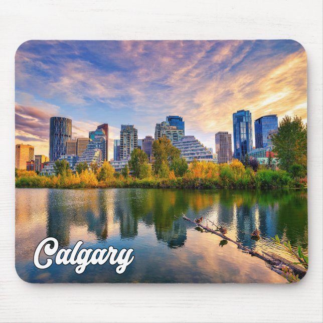 Mousepad Bela Calgary, Alberta, Canadá (Frente)