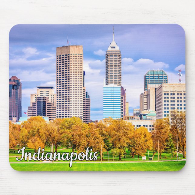 Mousepad Bela Indianapolis, Indiana, Estados Unidos (Frente)
