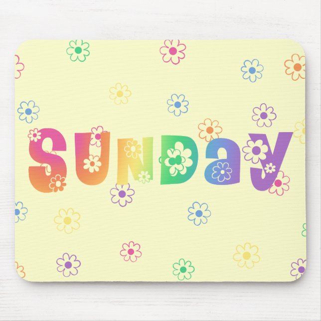 Mousepad Bela Jornada Da Semana Domingo (Frente)