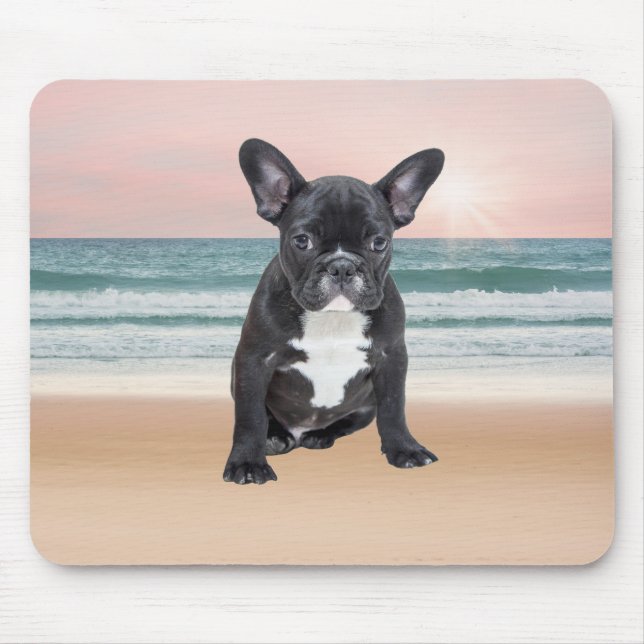 Mousepad Bela Lâmpada Francesa - Água Sol de Praia (Frente)