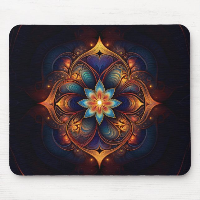 Mousepad Bela Lírio Fractal (Frente)