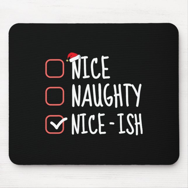 Mousepad Bela Papais noeis de Natal Engraçada e Engraçada C (Frente)