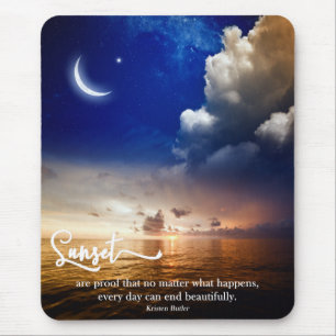 Mousepad Bela proteção de mouse sunset
