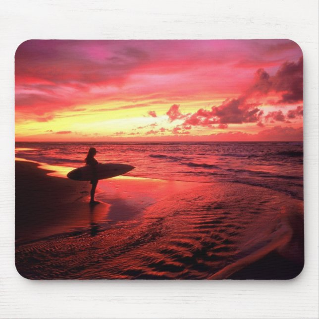Mousepad Bela proteção de mouse sunset (Frente)