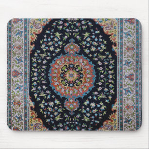 Mousepad Bela Tapete Kilim Antiga Oriental Azul