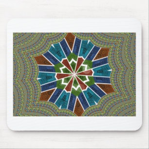 Mousepad Bela Tendência Têxtil Asiático Design Impressão