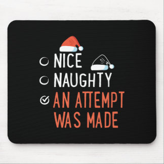 Mousepad Bela travessura E Tentativa Feita De Papai noel Ch