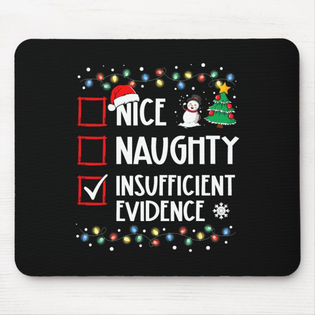 Mousepad Bela Vergonha, Prova Insuficiente. (Frente)