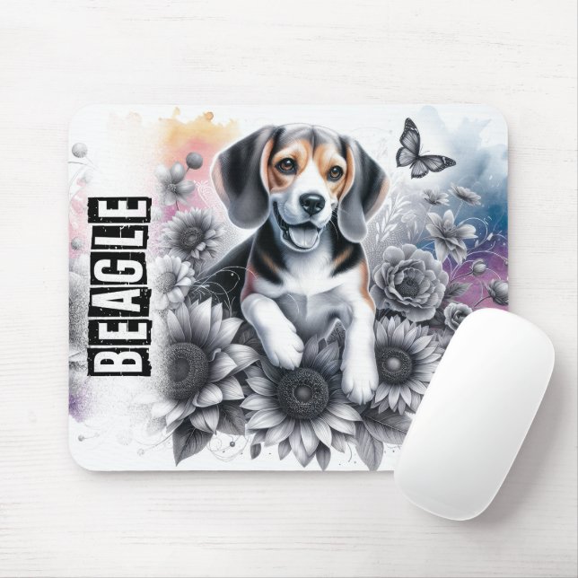 Mousepad Belas Rações de Cachorro/Cachorro (Com mouse)
