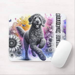 Mousepad Belas Rações De Cachorro/Cachorro Vestido Curly
