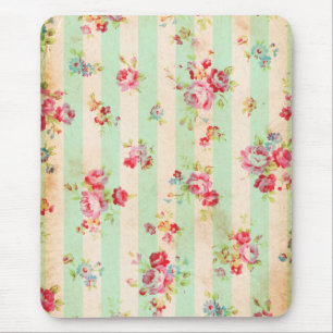 Mousepad Belas rosas de vinheta e outras flores