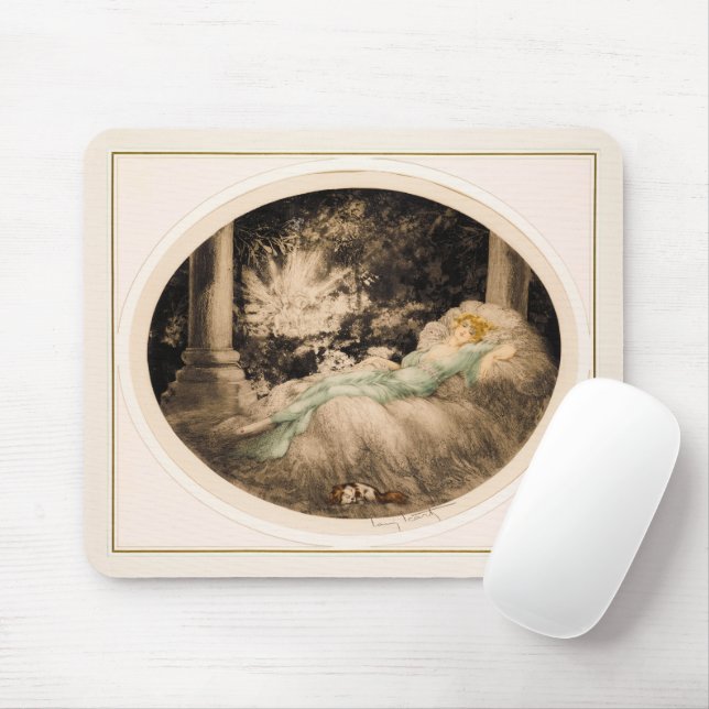 Mousepad Beleza adormecida de Louis Icart (Com mouse)
