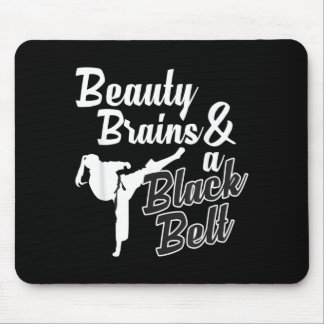 Mousepad Beleza, Cérebro e um Karatê de Cinturão Preto de A