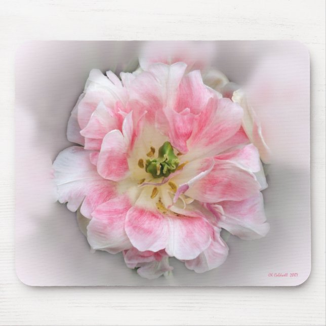 Mousepad Beleza cor-de-rosa dobro (Frente)