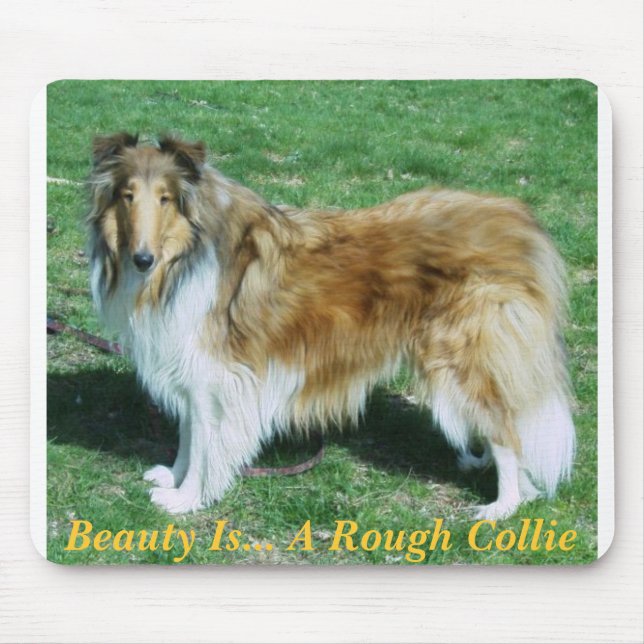 Mousepad Beleza É... A Rough Collie (Frente)