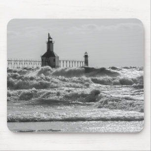 Mousepad Beleza E Força Escala De Cinza