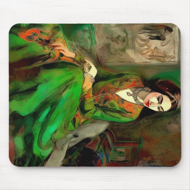 Mousepad Beleza em Verde (Frente)