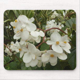 Mousepad Belga Branca Tropical Floral