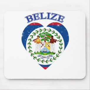 Mousepad Belize Heart