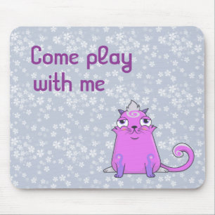 Mousepad Bella quer jogar criptokitty