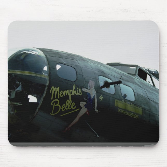 Mousepad Belle de Memphis, arte do nariz (Frente)