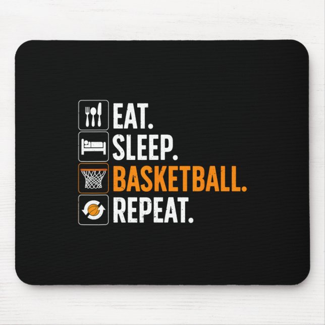 Mousepad Belo Basquete Para Mulheres Equipe De Esporte Basq (Frente)