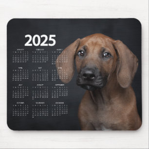 Mousepad Belo Calendário de 2025 com Ponteiro Curto Alemão