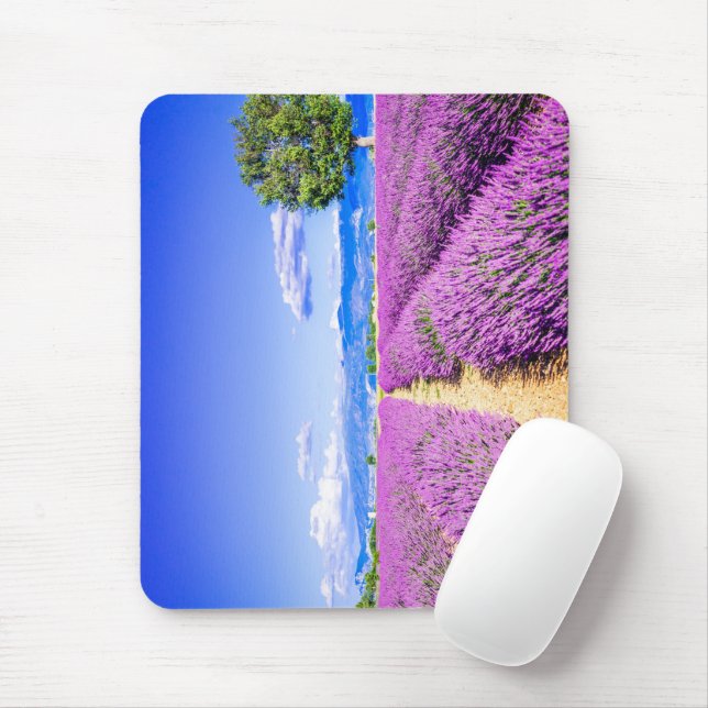 Mousepad Belo campo de lavanda na Provença (Com mouse)